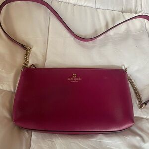 Kate Spade Pink Leather Crossbody Bag